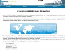 Tablet Screenshot of bernhardconsulting.com